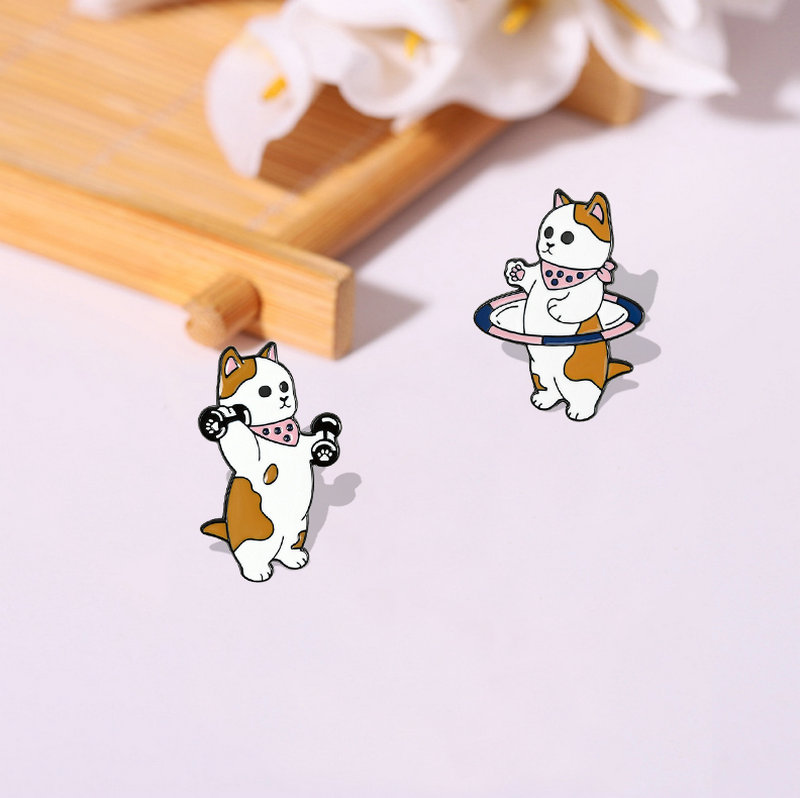 Funny Cats Enamel Pin Custom C - Cycling Commute Bag 评论和价格