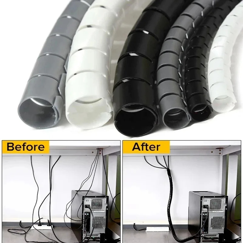 1/3pcs 2M Flexible Spiral Cabl - Cable Lock Flexible 评论和价格