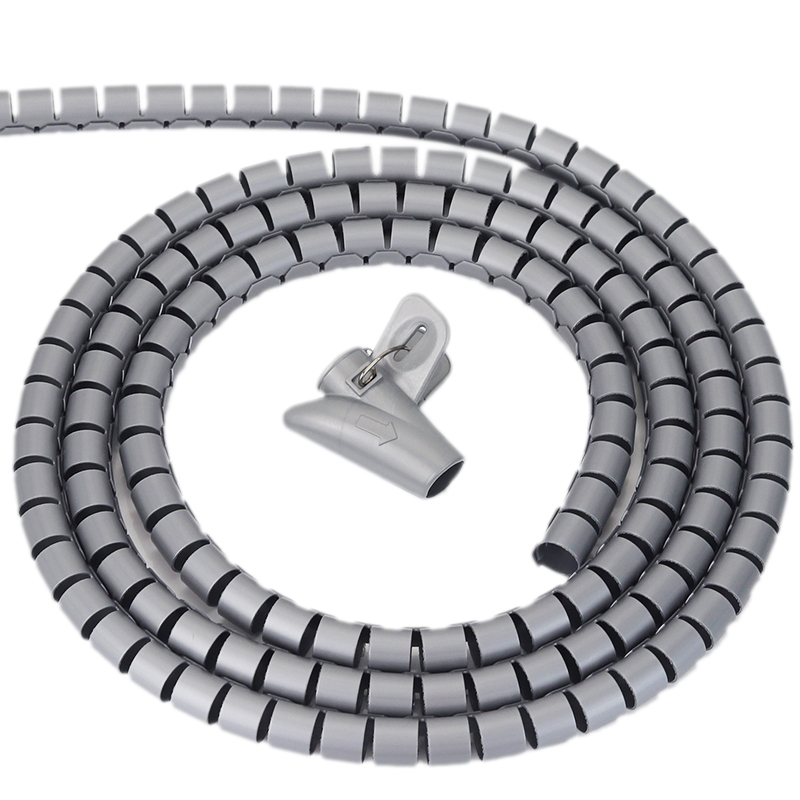 5M Wire Storage Tube Clips Cab - Cable Lock Flexible 评论和价格